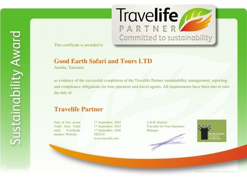 How Good Earth Tours is Committed to Sustainability as a Travel Life Partner 2 Good Earth successful completed the Travelife Partner sustainability management